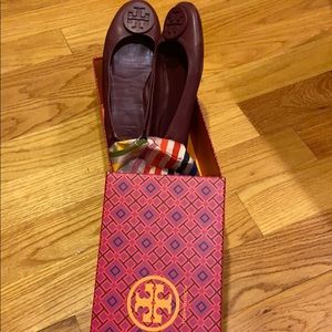 Tory Burch travel ballet flat. Fold, pack and go